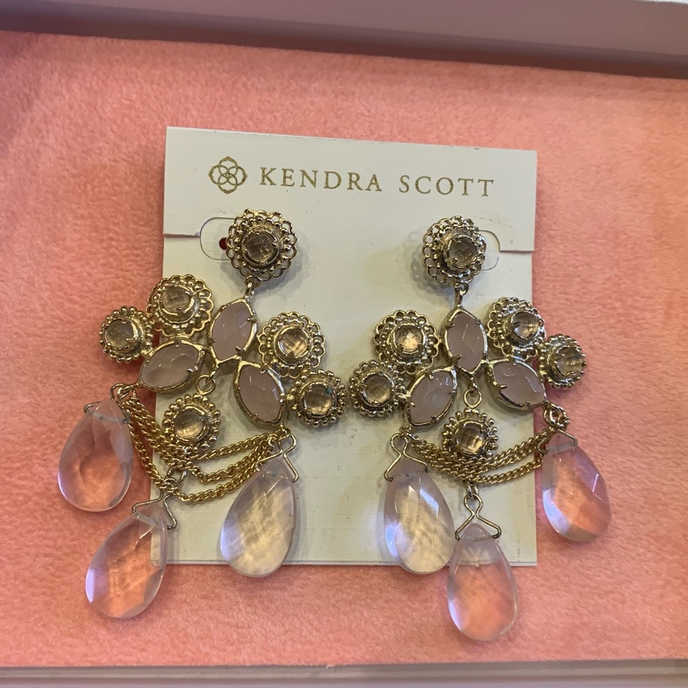 Kendra Scott Adora Chandelier Earrings in Petal
